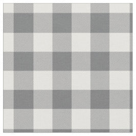 Mörkgrå och vit rutig gingham tyg