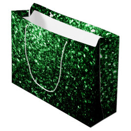 Mörkgrön falsk glittergnistrar