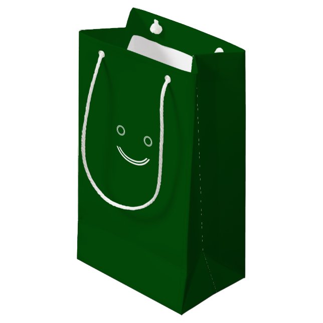 Mörkgrön påse (Framsidan Vinklad)