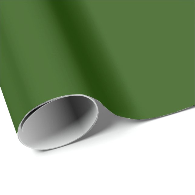 Mörkgrön  presentpapper (Rullad Hörn)