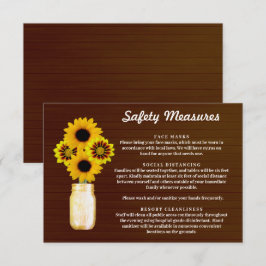 Mörkgul rustik blomkruka i murarskål Säkerhetsåtgä Tilläggskort