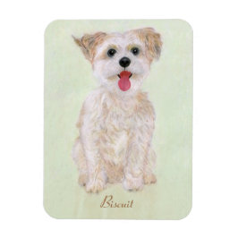 Morkie Hund Flexible Magnet