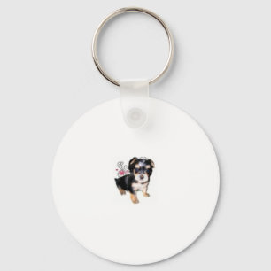 Morkie Keychain Nyckelring