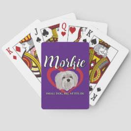 Morkie - Liten hund, stort sinnelag - 3 Casinokort