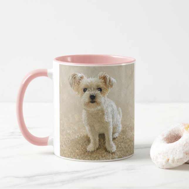Morkie Love Como Mugg (Med munk)