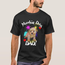 Morkie Pappa Hund älskare Bästa Hund Pappa
