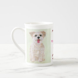 Morkie Säg Vad Du Vill Kina Mugg Benporslin Mugg