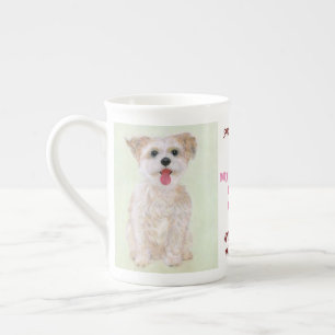 Morkie Säg Vad Du Vill Kina Mugg Benporslin Mugg