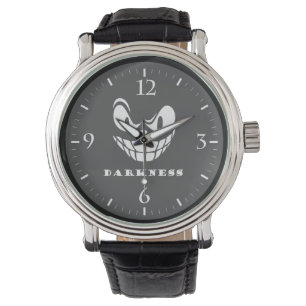 Mörkmonster ansikte armbandsur