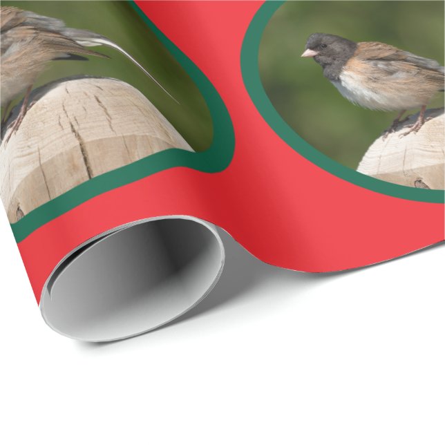 Mörkögd Junco Holiday  Presentpapper (Rullad Hörn)