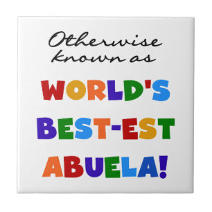 morkolorsabuela kakelplatta