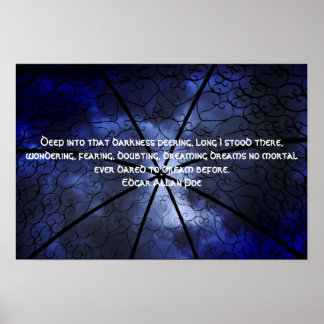 Mörkret Gazebo - Edgar Allen Poe Poster