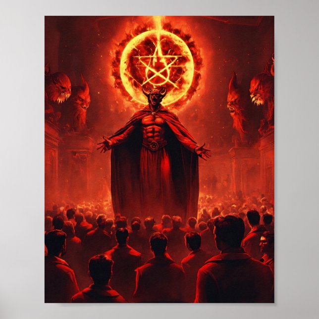 Mörkret: Satans Hypnoc Gaze Poster (Framsidan)