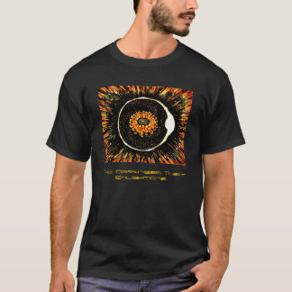 Mörkret som Enlightens (med text) mörk Tee