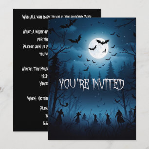 Mörkrets Halloween-armén Inbjudningar
