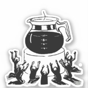 Mörkrets Herre Kaffe, Tillbe Kaffe Klistermärken