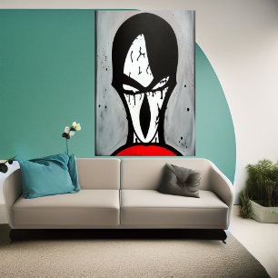 Mörkrets rena ondska   AI Art Poster