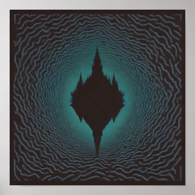 Mörkrets speglad poster (Framsidan)