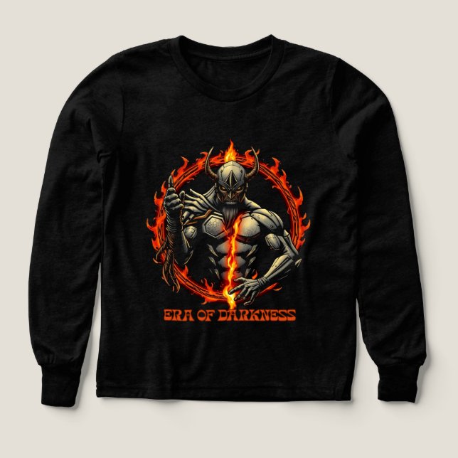 Mörkrets T-Shirt - Ember Ring Warrior Emble (Design framsida)