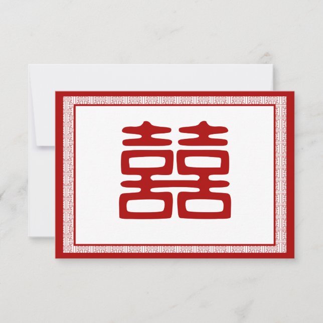 Mörkröd Dubbel Lycka - Fin OSA Kort (Framsida)