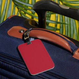 Mörkröd Julresa Klassisk Identitet Bagagebricka