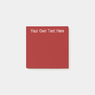 Mörkröd Post-it Block