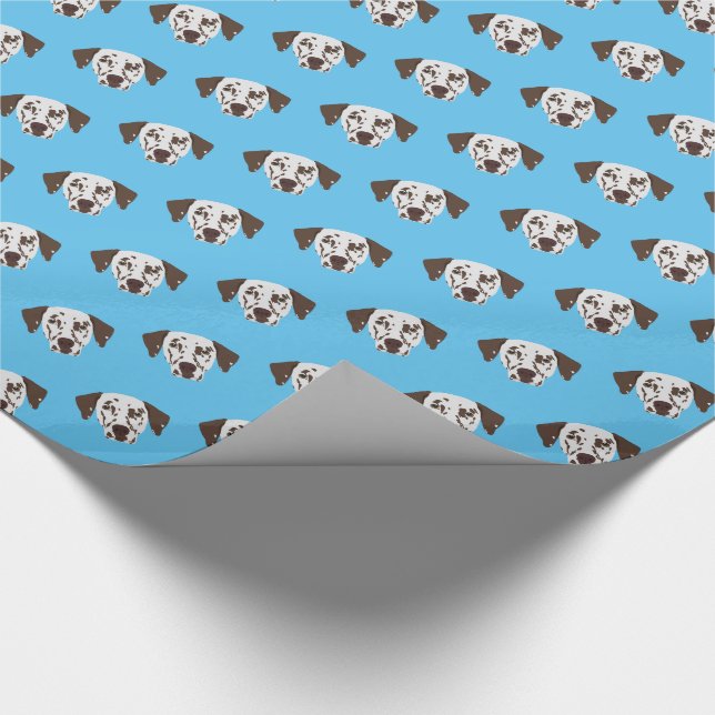 Mörkrökt Dalmatisk Hund Presentpapper (Hörn)