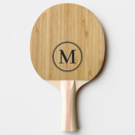 Mörkt Bambu Monogram Pingisracket