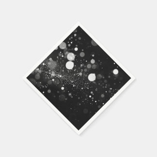 Mörkt Bokeh Snöstorm Pappersservett