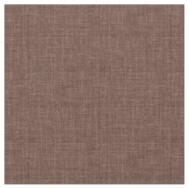 Mörkt Brun Linne Tyg (Närbild)