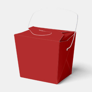 Mörkt Candy Apple Rött Enfärgat Presentaskar
