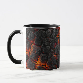 Mörkt Damaskus-mönster Kaffe kopp