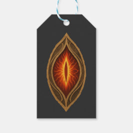 Mörkt Eld Öga Lords Fantasiemblem Presentetikett