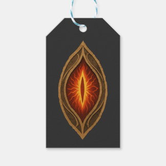 Mörkt Eld Öga Lords Fantasiemblem Presentetikett