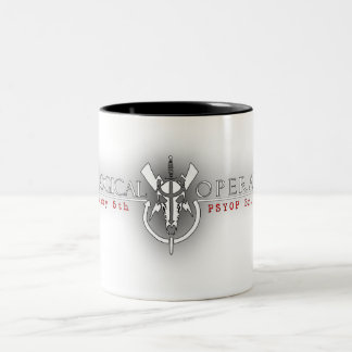 Mörkt glöd för A5POB Kaffee Kup Två-Tonad Mugg