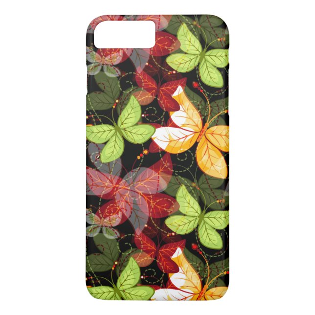 Mörkt höstmönster Case-Mate iPhone skal (Baksida)