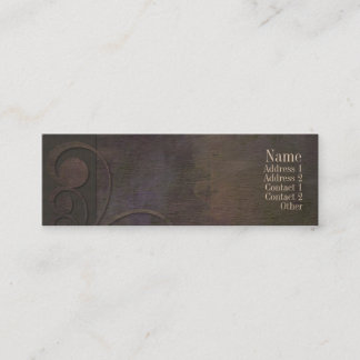 Mörkt kontaktkort för utöva kurvor