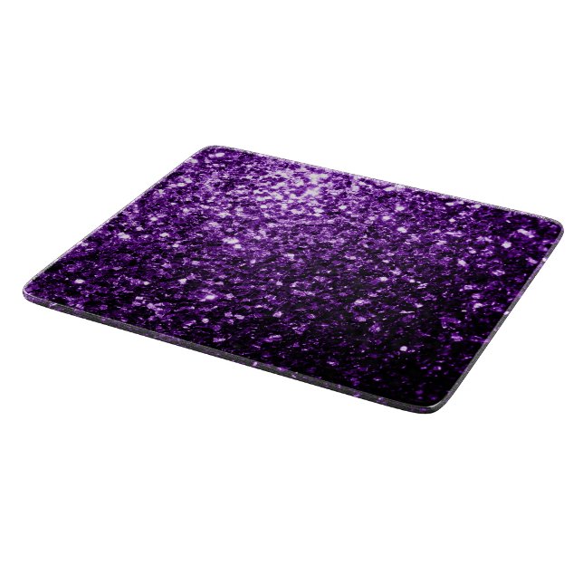 Mörkt lila falskt glänsande glitter gnistrar (Hörn)
