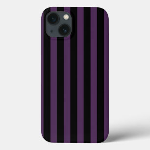 Mörkt lila och svarta ränder Case-Mate iPhone-fodr
