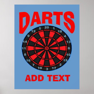 Mörkt mål, lägg till text, poster