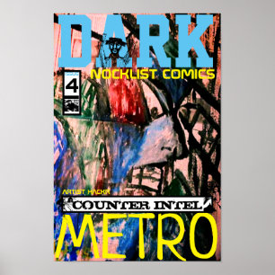MÖRKT METRO MOTINTELLIGENS POSTER