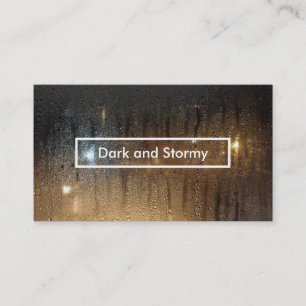 mörkt och stormigt visitkort