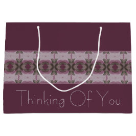 Mörkt Plommon Med Rosa Och Grönt