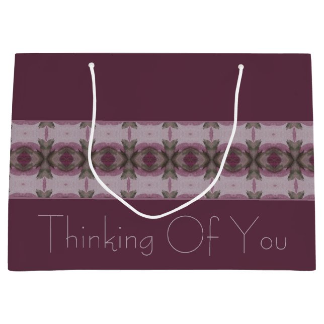 Mörkt Plommon Med Rosa Och Grönt (Framsidan)