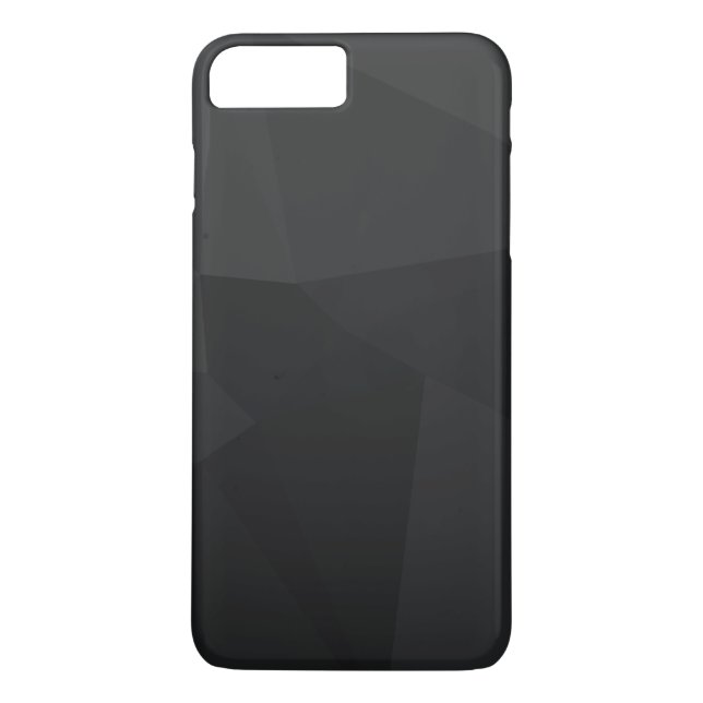 Mörkt Polygonal mönster Case-Mate iPhone Skal (Baksida)