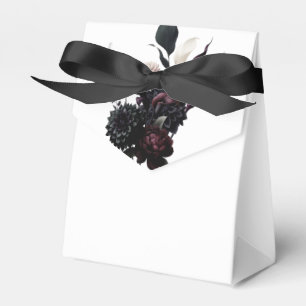 Mörkt romantisk blomsterbröllopsgåva presentaskar