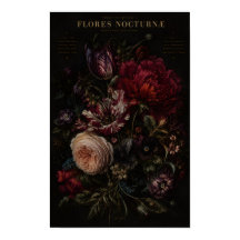 MÖRKT ROMANTISKT VINTAGE BLOMSTERBUKETT