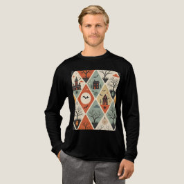 Mörkt spök-mönster t shirt
