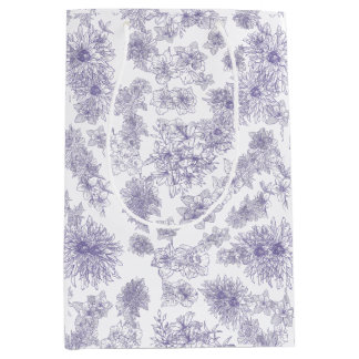 Mörkt stämningsfullt blommotiv | Elegant lila bot
