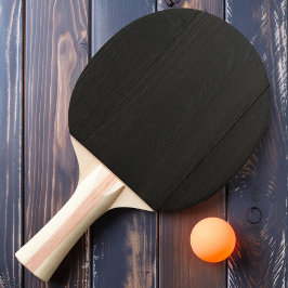 Mörkt Svart Trä Pingisracket